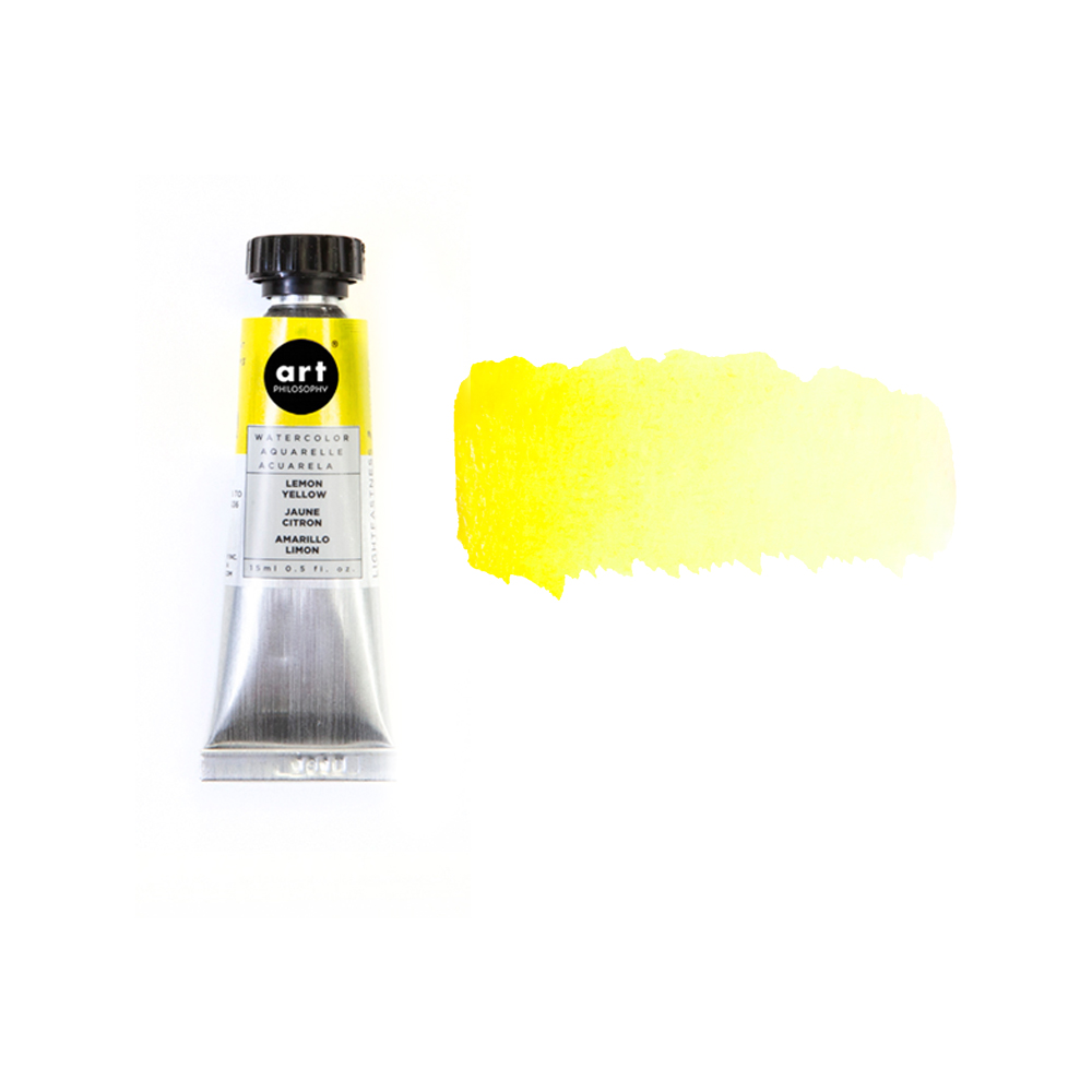 Art Philosophy® Artist Grade Watercolor Tubes - Lemon Yellow