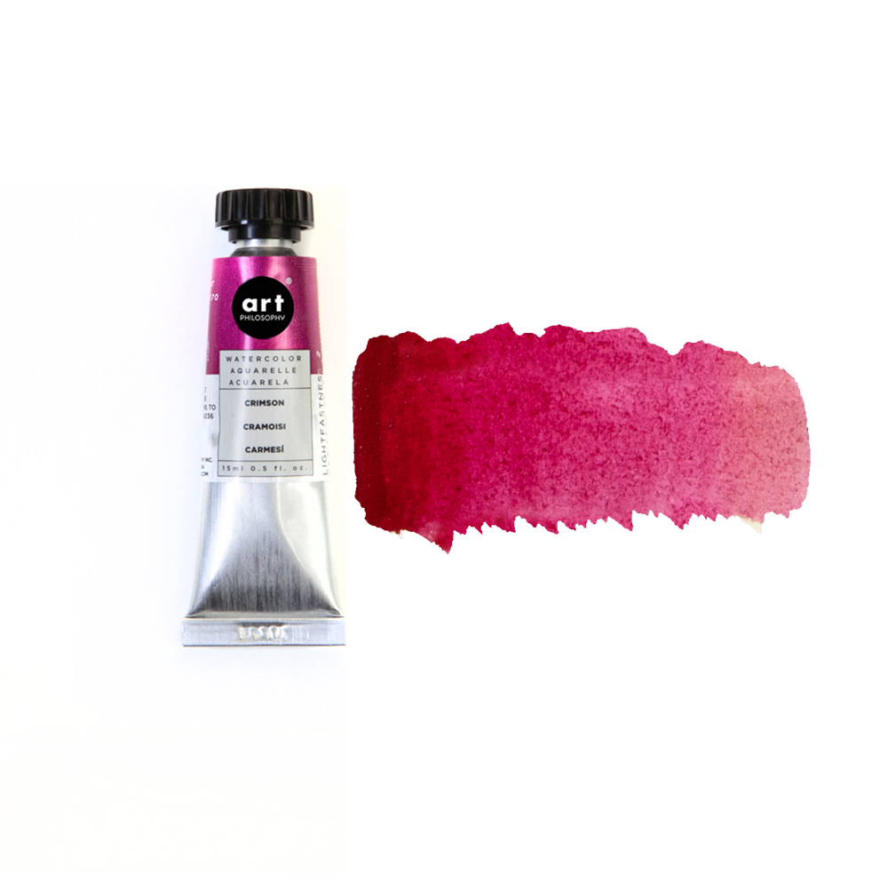 Art Philosophy® Artist Grade Watercolor Tubes - Crimson