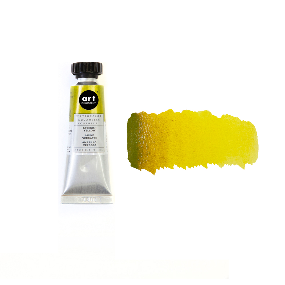 Art Philosophy® Artist Grade Watercolor Tubes - Greenish Yellow