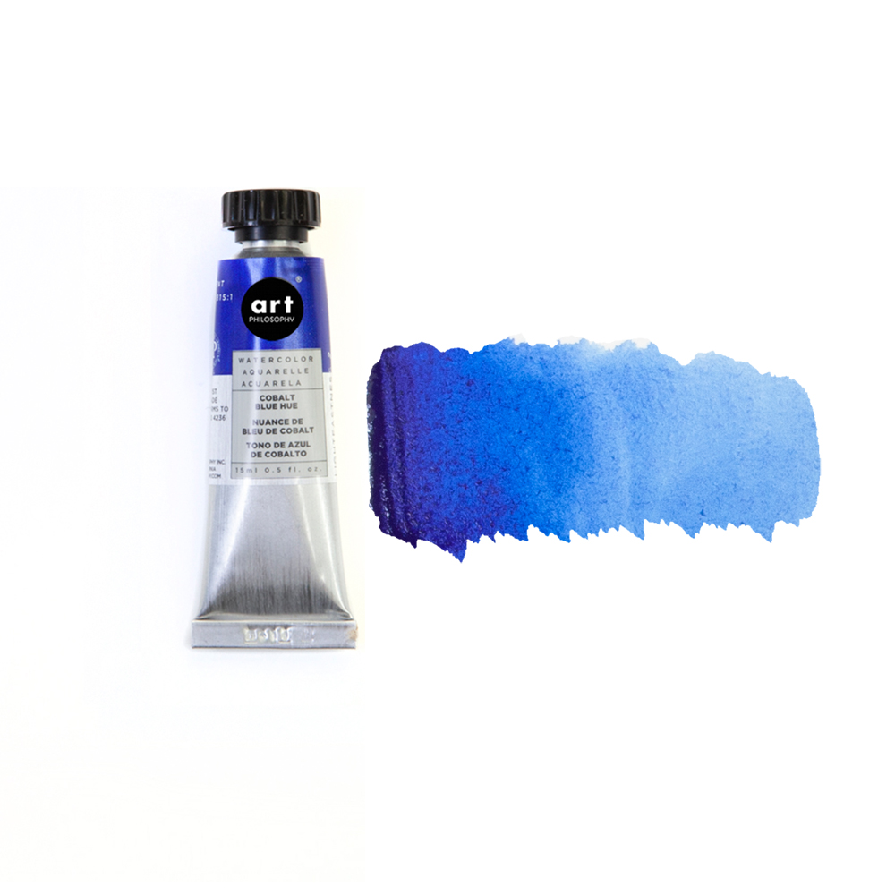 Art Philosophy® Artist Grade Watercolor Tubes - Cobalt Blue Hue