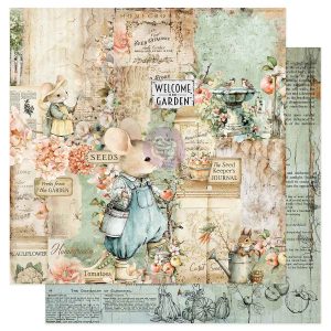 Homegrown Collection 12x12 Sheet - Welcome To Our Garden - 1 sheet 12"x12"