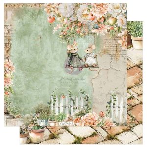 Homegrown Collection 12x12 Sheet - Apple Blossom Swing - 1 sheet 12"x12"