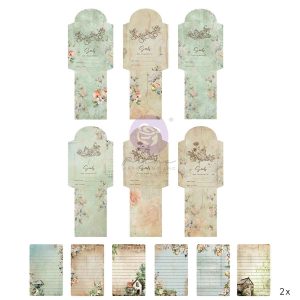 Homegrown Collection Stationery Pack - 24 pcs - 12 envelopes + 12 labels