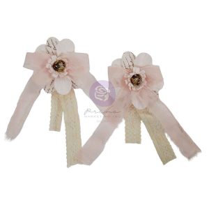 Buttons & Keepsakes Collection Flowers - Elegant Fleurs - 2 pcs