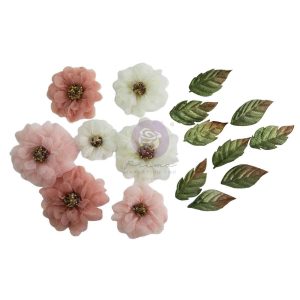 Buttons & Keepsakes Collection Flowers - Sheer Beauties - 14 pcs